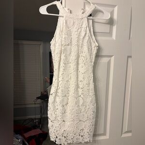 Lulu’s Size XS Ivory Lace Mini Dress